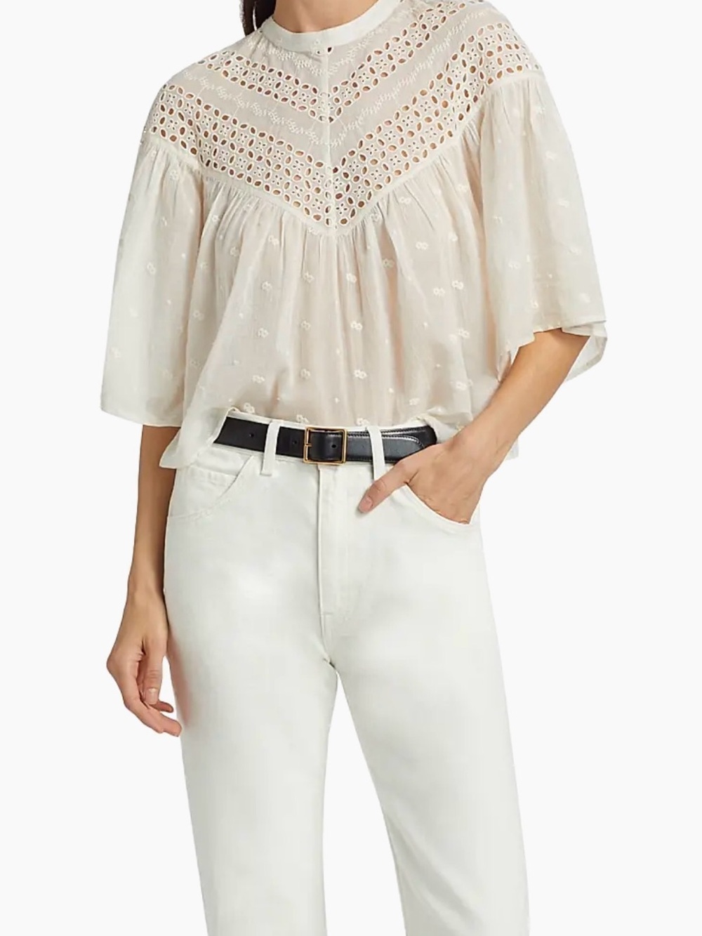 Nili Lotan Mikki Cotton Blouse